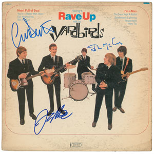 Lot #5382 The Yardbirds Signed Album - Image 1
