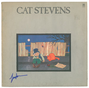 Lot #5504 Cat Stevens Signed Album - Image 1