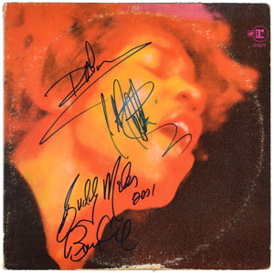 Lot #5358 Jimi Hendrix Bandmates Signed Album - Image 1