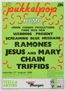 Lot #5522  Ramones Group of (3) Belgian Concert Posters - Image 2