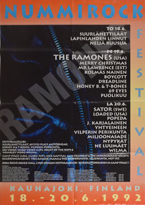 Lot #5523  Ramones Group of (3) European Concert Posters - Image 1