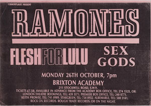 Lot #5525  Ramones Group of (4) International Concert Posters - Image 3