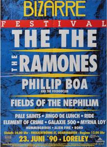 Lot #5527  Ramones Pair of German Concert Posters - Image 1