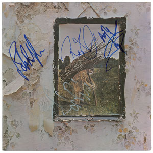Lot #5146  Led Zeppelin Signed Album