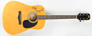 Lot #5171 Merle Haggard Signed Guitar