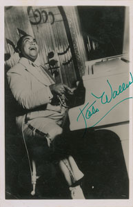 Lot #5274 Fats Waller Signed Photograph - Image 1
