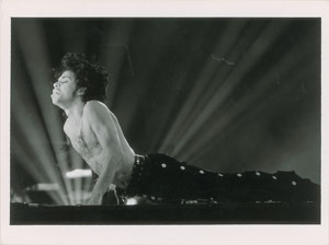 Lot #5615  Prince 1984 Purple Rain Tour Original Vintage Photograph - Image 1