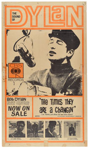 Lot #5088 Bob Dylan CBS Records Poster - Image 1