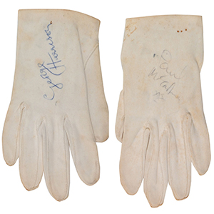 Lot #5017  Beatles Signed Gloves