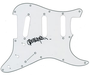 Lot #5248 John Mayall Signed Pickguard - Image 1