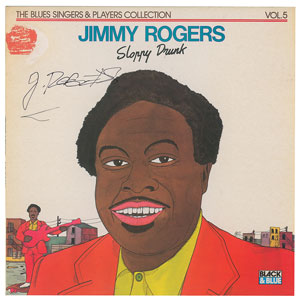 Lot #5259 Jimmy Rogers Signed Album - Image 1