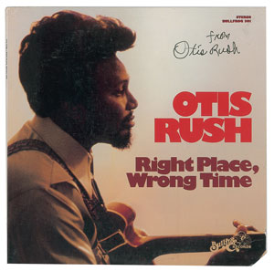 Lot #5261 Otis Rush Signed Album