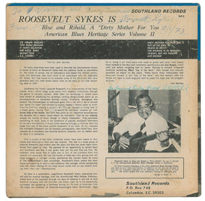 Lot #5266 Roosevelt Sykes Signed Album - Image 1