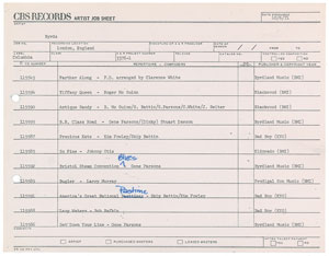 Lot #5346 The Byrds 'Farther Along' Documents - Image 2