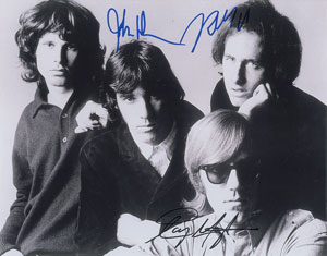 Lot #5132 The Doors Signed Photograph - Image 1
