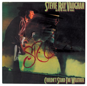 Lot #5555 Stevie Ray Vaughan and Double Trouble Signed Album - Image 1