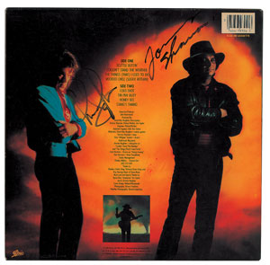 Lot #5555 Stevie Ray Vaughan and Double Trouble Signed Album - Image 2