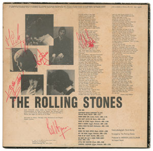 Lot #5116  Rolling Stones Signed Album