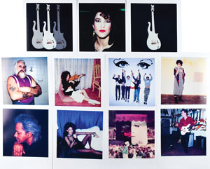 Lot #5619  Prince Group of (11) Polaroid Portrait Study Prints - Image 1