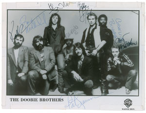 Lot #5461 The Doobie Brothers Signed Photograph