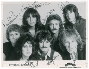 Lot #5475  Jefferson Starship Signed Photograph