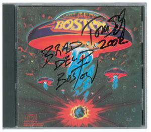 Lot #5440  Boston Signed CD - Image 1