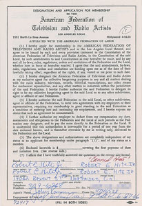 Lot #5447  Canned Heat: Bob Hite Signed Document