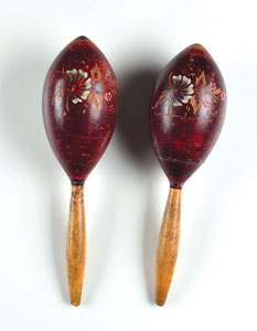 Lot #5305 The Byrds: Gene Clark's Stage-Used Maracas - Image 1