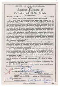 Lot #5269 Joe Tex Signed Document - Image 1