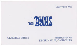 Lot #5378 The Byrds: Clarence White