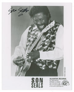 Lot #5262 Son Seals Signed Photograph