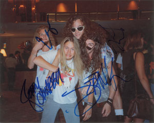 Lot #5645  Alice in Chains Signed Photograph