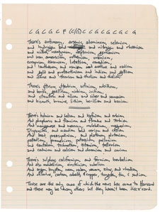 Lot #5557 'Weird Al' Yankovic Handwritten Lyrics - Image 18
