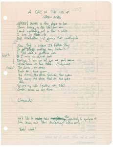 Lot #5557 'Weird Al' Yankovic Handwritten Lyrics - Image 19