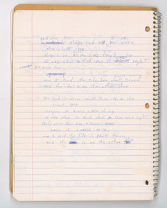 Lot #5393  Boston: Brad Delp's Notebook with Handwritten Notes and Lyrics - Image 5