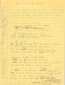 Lot #5394  Boston: Brad Delp's Notebook with Handwritten Notes and Lyrics - Image 6