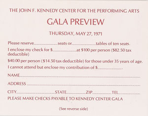 Lot #5343 James Brown Invitations from Richard Nixon and Ted Kennedy - Image 2
