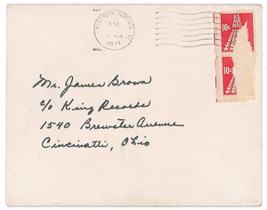 Lot #5343 James Brown Invitations from Richard Nixon and Ted Kennedy - Image 6