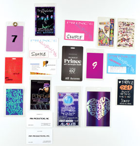 Lot #5617  Prince Collection of (18) Passes and