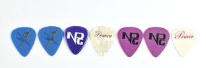 Lot #5595  Prince and the NPG Group of (7) Guitar Picks - Image 1