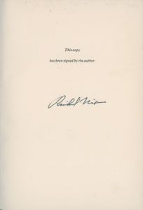 Lot #117 Richard Nixon - Image 1