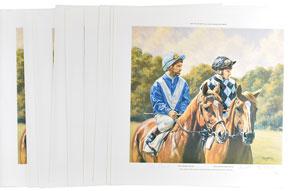Lot #936 Willie Shoemaker and Steve Cauthen - Image 2