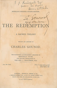 Lot #613 Charles Gounod