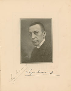 Lot #567 Sergei Rachmaninoff - Image 1