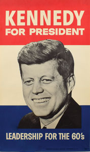Lot #112 John F. Kennedy 1960 Campaign Poster
