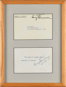 Lot #131 Harry S. Truman - Image 1