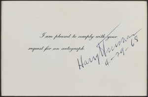 Lot #131 Harry S. Truman - Image 3