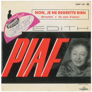 Lot #627 Edith Piaf - Image 1