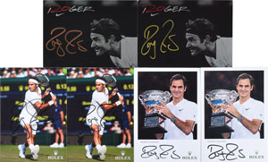 Lot #919 Roger Federer