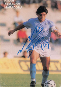 Lot #935  Pele and Diego Maradona - Image 1